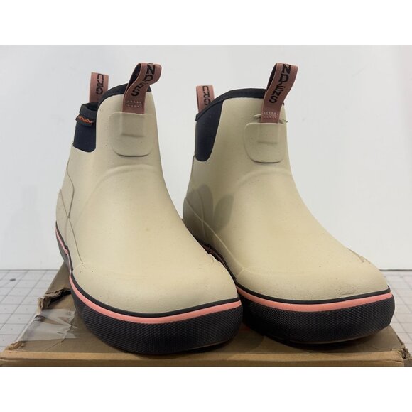 Grundens Shoes - Grundens Women's Deck Boss 6" Ankle Boot Fog 60011 Plain Toe Non-Insulated Sz. 8